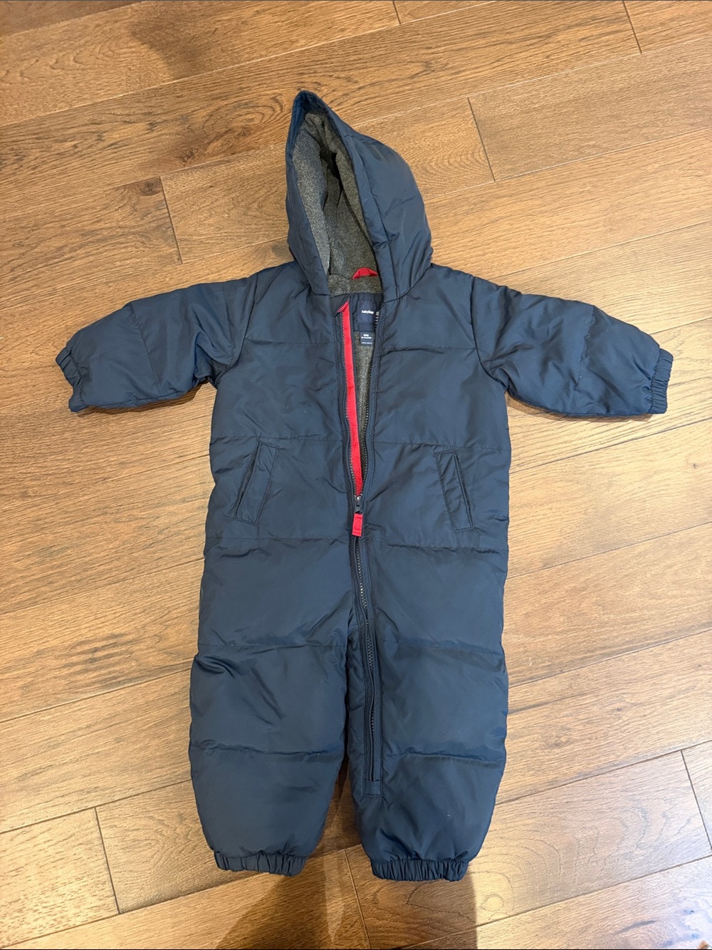 Baby GAP Warmest Puffer Snowsuit with Red Accent Size 18-24 Months - C1–770